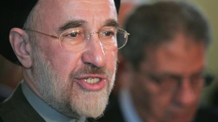 L'ancien président iranien Mohammed Khatami (au Caire le 31 mars 2007) (AFP PHOTO/CRIS BOURONCLE)