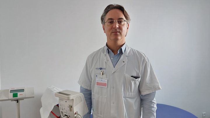 Le professeur Sébastien Czernichow, de l’Hôpital Européen Georges Pompidou. (SOLENNE LE HEN / FRANCEINFO / RADIO FRANCE)