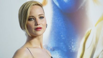 Jennifer Lawrence lors de la promotion du film&nbsp;"X-Men: Days Of Future Past", le 10 mai 2014 &agrave; New York (Etats-Unis).&nbsp; (MIKE COPPOLA / GETTY IMAGES NORTH AMERICA / AFP)