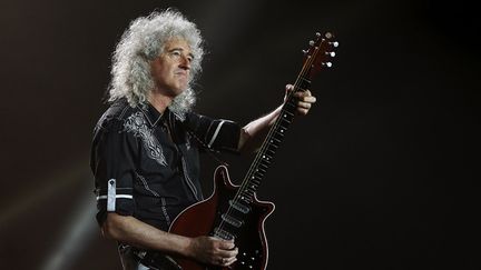 Brian May, guitariste de Queen, sur scène à Barcelone le 22 mai 2016
 (Alejandro García /(EPA) EFE / Newscom / MaxPPP)