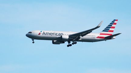 Un Boeing 767 d'American Airlines arrive &agrave; San Francisco (Californie, Etats-Unis), le 15 f&eacute;vrier 2015. (LOUIS NASTRO / REUTERS)