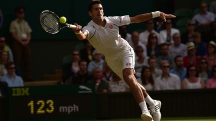 Novak Djokovic a déroulé face à Marin Cilic (LEON NEAL / AFP)