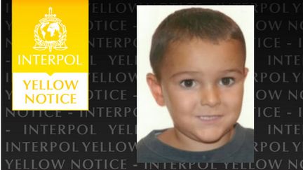 &nbsp; (Interpol a publié hier soir cet alerte enlèvement pour retrouver Ashya © Capture d'écran du site Interpol)