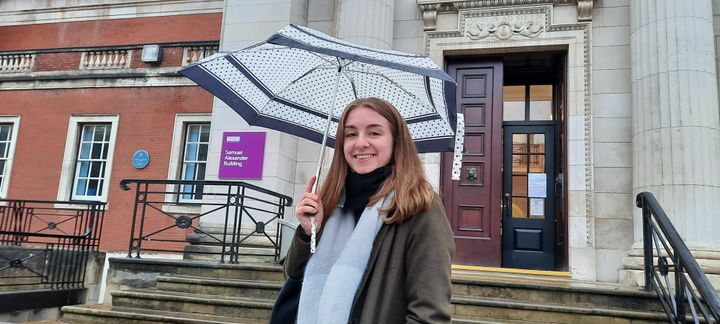 Francesca, 19 ans, étudiante en deuxième année à l'université de Manchester. (RICHARD PLACE / RADIO FRANCE)