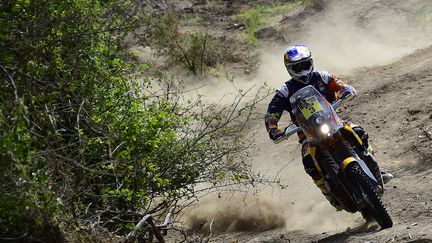 Toby Price s'est adjugé le premier Dakar de sa carrière  (FRANCK FIFE / AFP)