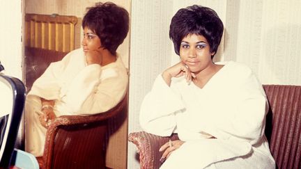 Aretha Franklin, une femme comme les autres derrière la diva. (LONDON FEATURES / MAXPPP)