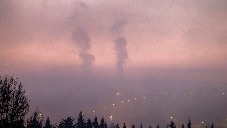 Sky above Saint-Ouen-l'Aumône (Val-d'oise).  Illustrative photo.  (BRUNO LEVESQUE / MAXPPP)