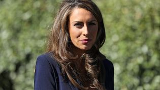 La directrice de communication de la Maison Blanche,&nbsp;Alyssa Farah, à Washington (Etats-Unis), le 8 octobre 2020. (CHIP SOMODEVILLA / GETTY IMAGES NORTH AMERICA / AFP)