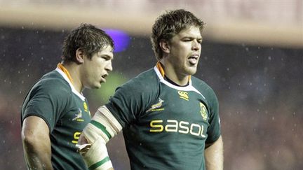 Juan Smith sous le maillot des Springboks (Afrique du Sud)