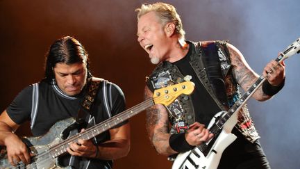 Metallica, le 19 septembre 2015, pendant le festival Rock in Rio (Brésil).
 (TASSO MARCELO/AFP)