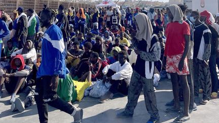 On September 13, 2023, nearly 7,000 exiles were massed on the island of Lampedusa (ELIO DESIDERIO / MAXPPP)