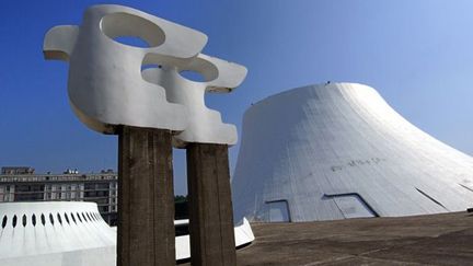 &quot;Le Volcan&quot; du Havre est inscrit au Patrimoine mondial de l&#039;Unesco depuis 2005.
 (Mychèle Daniau / AFP)