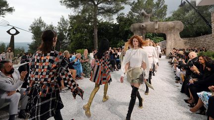 Défilé Vuitton à la Fondation Maeght à Saint-Paul de Vence, 28 mai 2018
 (VALERY HACHE / AFP)