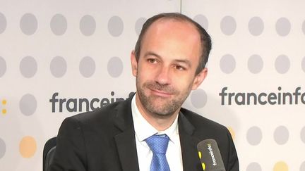 Yann-Gaël Amghar, directeur général de l'Urssaf, était l'invité de franceinfo le 8 juin 2023. (FRANCEINFO / RADIO FRANCE)