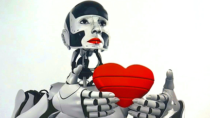 "Robot mon amour" la déclaration d'amour de France Cadet passe par la médiathèque de Pau 
 (France 3 / Culturebox)