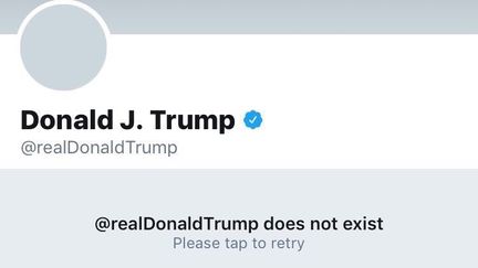 Le compte officiel de Donald Trump désactivé (TWITTER)