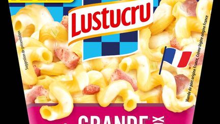 Les box de pâtes "serpentini carbonara" de la marque Lustucru, mises en vente depuis le 8 juin, font l'objet d'un rappel pour suspicion de Listeria. (CAPTURE ÉCRAN / TWITTER RAPPEL CONSO)