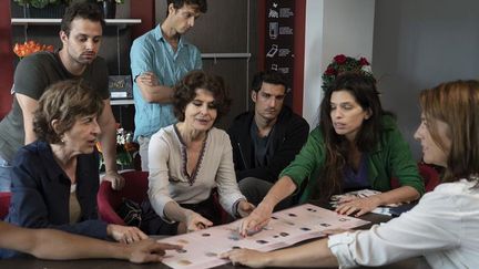 Fanny Ardant, Louis Garrel et Maïwen dans le film "ADN" de Maïwen. (LE PACTE)