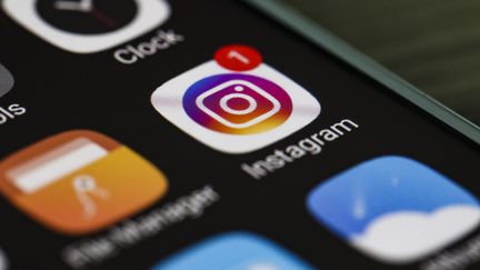 Le logo du réseau social Instagram. (ESRA HACIOGLU / ANADOLU AGENCY)