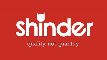 Le logo de Shinder, application de rencontres créée par l'humoriste britannique Shed Simove. (SHINDER)