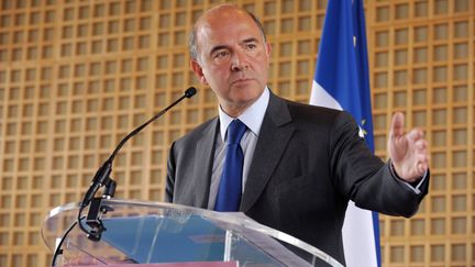 Pierre Moscovici, le&nbsp;ministre&nbsp;de l'Economie et des Finances, &agrave; Paris, le 6 juin 2012. (ERIC PIERMONT / AFP)