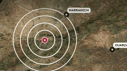 Le tremblement de terre au Maroc dans la nuit de vendredi à samedi a été enregistré à une magnitude de 6,8 sur l’échelle de Richter. Il est le séisme le plus puissant enregistré dans l’histoire du pays. (franceinfo)