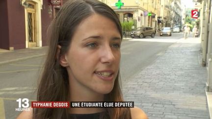 Typhanie Degois, une étudiante élue députée