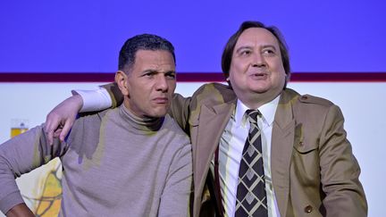 Roschdy Zem et Michel Fau dans "Trahisons" (Stéphane Brion)