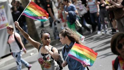 &nbsp; (La Cour suprême des Etats-Unis accorde le droit aux couples homosexuels de se marier dans les 50 Etats du pays © MaxPPP)