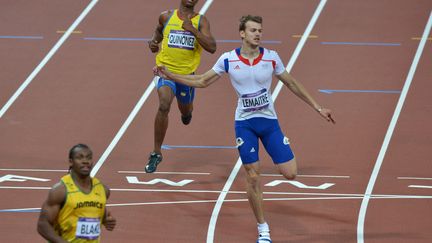 Christophe Lemaitre finit 6e du 200m, le 9 ao&ucirc;t 2012.&nbsp; (BEN STANSALL / AFP)