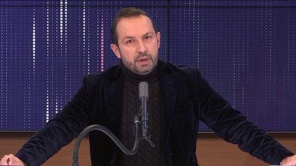 Le&nbsp;porte-parole du Rassemblement national, Sébastien Chenu. (FRANCEINFO / RADIO FRANCE)