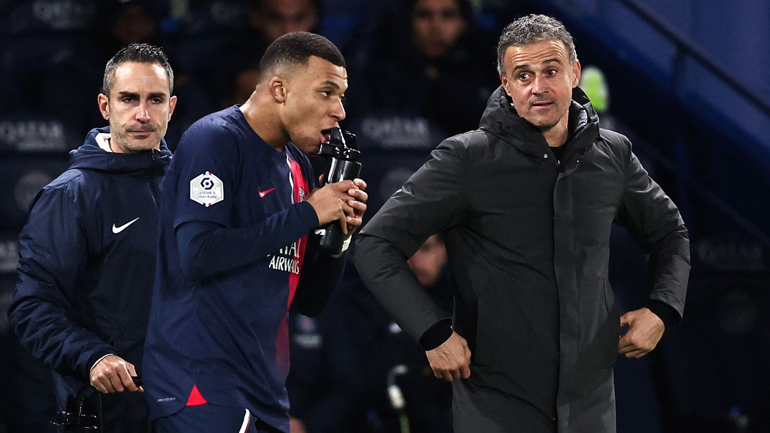 Kylian Mbappé leaves at half-time in Monaco, Luis Enrique’s “100% decision”