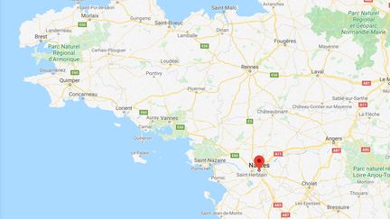 Une adolescente a été retrouvée morte à Nantes le 20 août dans les combles d'une maison en feu. (GOOGLE MAPS)