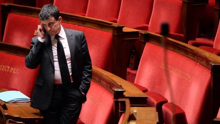 Manuel Valls, le 8 janvier 2014 &agrave; l'Assembl&eacute;e nationale. (MARTIN BUREAU / AFP)