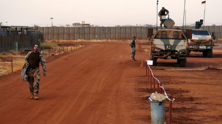 Un des camps de l'opération Barkhane, au Mali. Ici, en 2014. (LAUNETTE FLORIAN / MAXPPP)