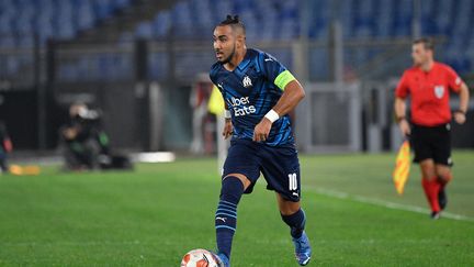 Dimitri Payet lors du match de Ligue Europa face à la Lazio, le jeudi 21 octobre 2021. (FABRIZIO CORRADETTI / LIVEMEDIA)