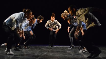 "Dans l'engrenage" la nouvelle chorégaphie de la compagnie Dyptique présentée en avant-première à la maison de la danse de Lyon, puis en tournée
 (Mehdi Meghari)