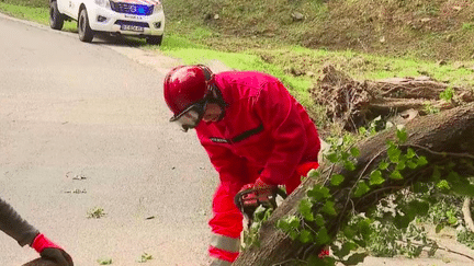 De fortes rafales de vent ont traversé la Corse ainsi que plusieurs départements du sud de la France, samedi 11 mars. Le record a été atteint sur la commune de Cagnano, à 213 km/h. (France 2)