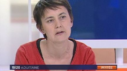 Lors de  la présidentielle de 2007, LO emmené aujourd'hui par Nathalie Arthaud (photo) avait obtenu 1,34%. (France 3 Aquitaine)