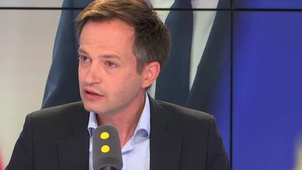 Pierre-Yves Bournazel, député Agir-Les Constructifs de la 18e circonscription de Paris et porte parole d'Agnes Buzyn pour le deuxième tour des municipales 2020. (RADIO FRANCE / FRANCE INFO)