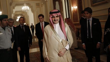 Le prince Al-Walid ben Talal, qui n'occupe aucune fonction politique, est connu pour son franc-parler (CHRISTOPHE ENA / POOL / MAXPPP)