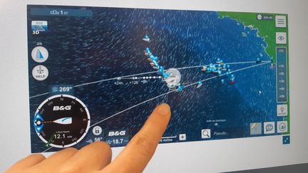 Illustration&nbsp;Virtual Regatta. (AURÉLIE LAGAIN / RADIO FRANCE)