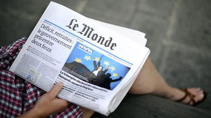 Le Conseil de surveillance du Monde se prononcera sur les offres des repreneurs, le 28 juin. (AFP - Johanna Leguerre)