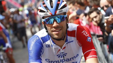 Le grimpeur français Thibaut Pinot  (LUK BENIES / AFP)