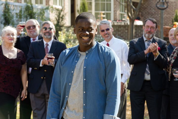 L'acteur britannique&nbsp;Daniel Kaluuya dans le film "Get Out", du réalisateur américaine Jordan Peele, en salles mercredi 3 mai 2017.&nbsp; (BLUMHOUSE PRODUCTIONS / QC ENTER / AFP)