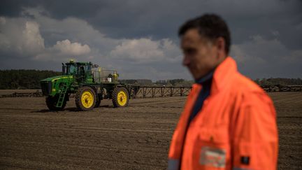 Une exploitation agricole aux environs de Kiev (Ukraine), le 27 avril 2022. (MIGUEL GUTIERREZ / EFE / SIPA)