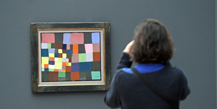  Le jardin en fleur, 1930, oeuvre de l'artiste suisse Paul Klee exposée à la Fondation Beyeler 
 (GEORGIOS KEFALAS/EPA/Newscom/MaxPPP)