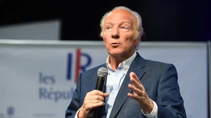 Brice Hortefeux, eurodéputé les Républicains et ex-ministre de l'Intérieur, le 8 septembre 2018 au capus de son parti, au Touquet. (MAXPPP)