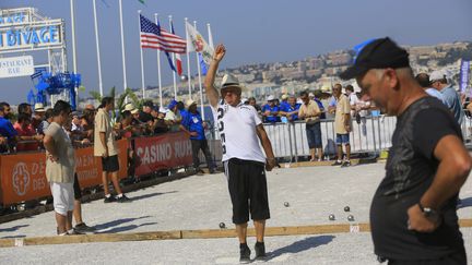 A l'Europ&eacute;tanque de Nice (Alpes-Maritimes), le 18 juillet 2015. (MAXPPP)