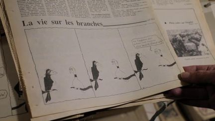 Envoyé spécial. Dessinateur de presse, rédacteur : quand Jean-Luc Mélenchon s'essayait aux métiers du journalisme (FRANCE 2 / FRANCETV INFO)